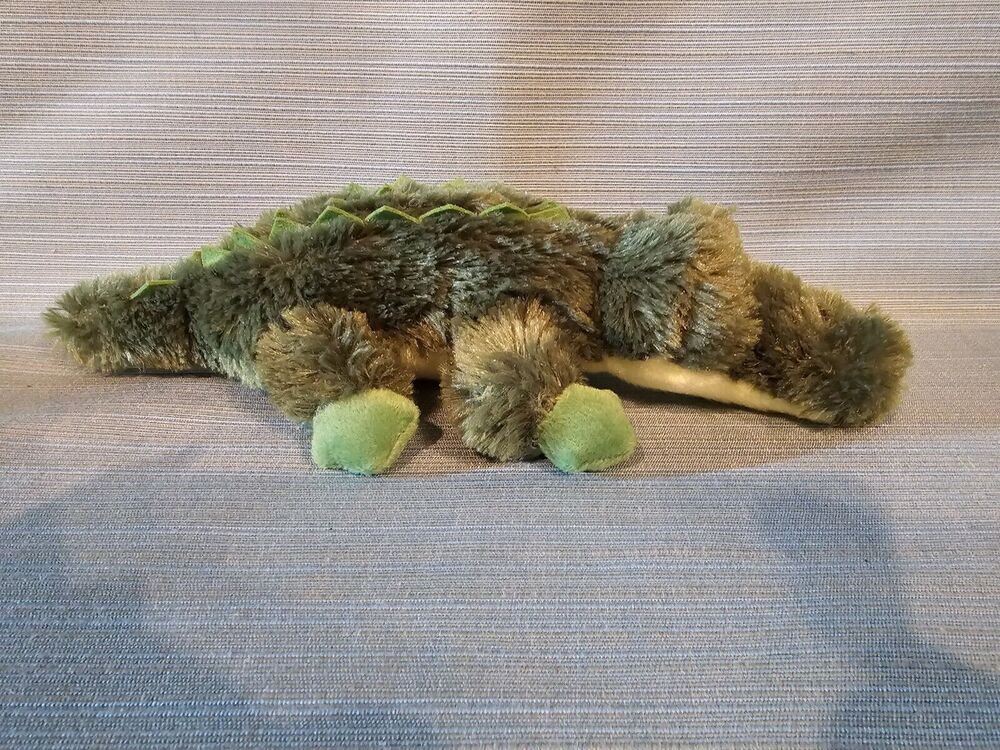 Aurora Gotcha Crocodile Flopsie Plush Green Alligator Croc Beanie stuffed 11 in
